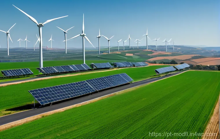 넷제로 전환의 혁신적인 사례 - Here are three detailed image prompts in English, reflecting the themes of Portugal's Net-Zero trans...
